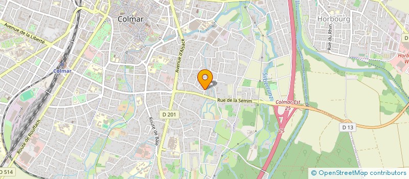 localisation de l'entreprise SCI A.N.R.  COLMAR