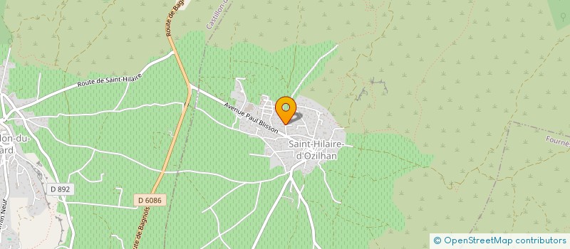 localisation de l'entreprise SCI A.N.S.M  SAINT-HILAIRE-D'OZILHAN