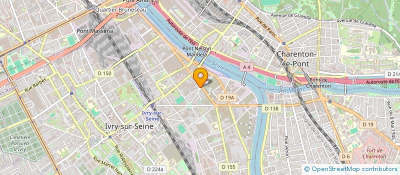 localisation de l'entreprise SCI A.N.V.I. à IVRY-SUR-SEINE