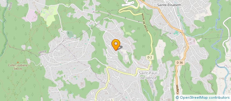 localisation de l'entreprise SCI A NOUSTE  SAINT-PAUL-DE-VENCE