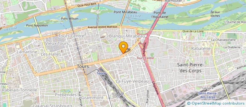 localisation de l'entreprise SCI A NOUSTE  TOURS