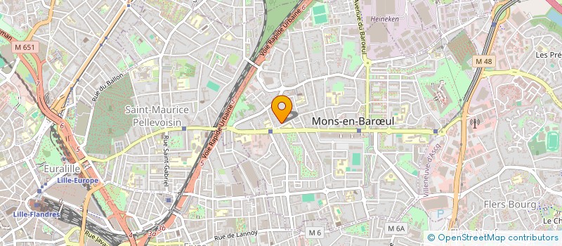 localisation de l'entreprise SCI A&O 1  MONS-EN-BARUL