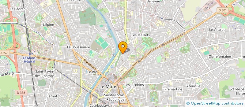 localisation de l'entreprise SCI A&O  LE MANS