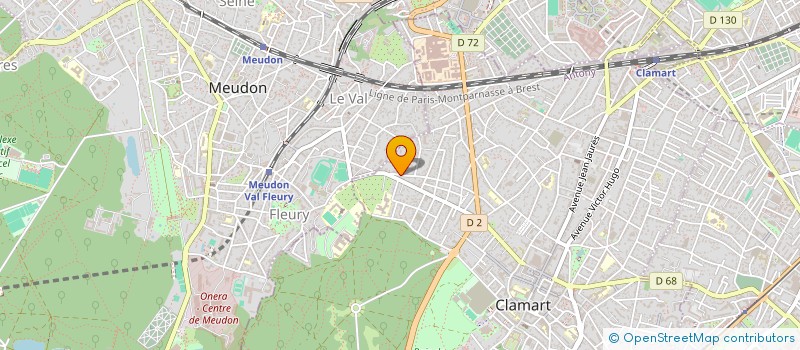 localisation de l'entreprise SCI A P  CLAMART
