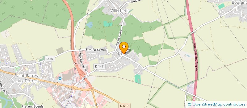 localisation de l'entreprise SCI A-P  VILLECHETIF