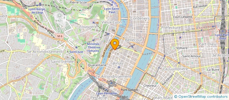 localisation de l'entreprise SCI A P A  LYON