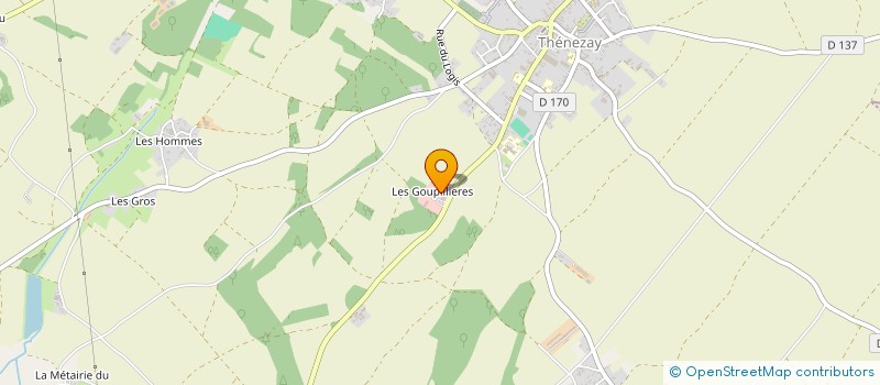 localisation de l'entreprise SCI A.P.A.  THENEZAY