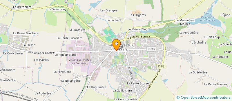 localisation de l'entreprise SCI A.P.E  ARGENTRE-DU-PLESSIS