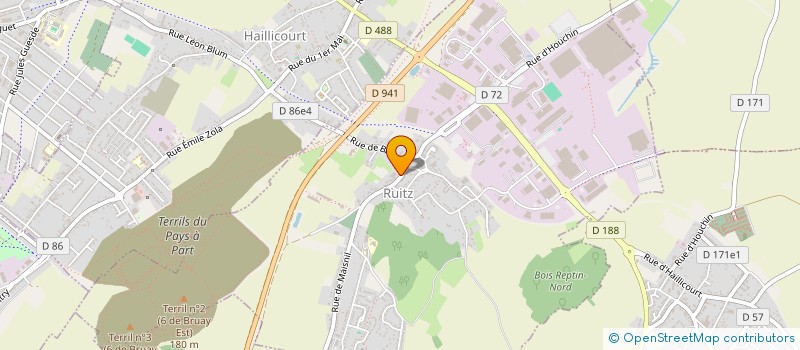 localisation de l'entreprise SCI A P G  RUITZ