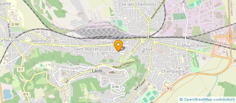 localisation de l'entreprise SCI A P H à LAON