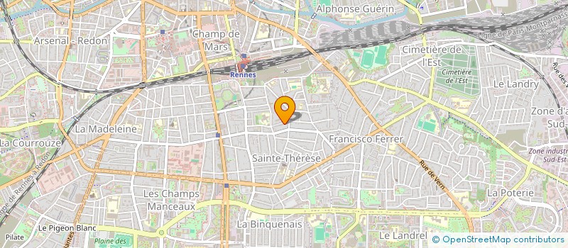 localisation de l'entreprise SCI A.P.H.B  RENNES