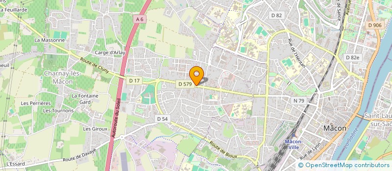 localisation de l'entreprise SCI A.P.I. à CHARNAY-LES-MACON