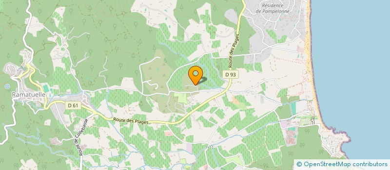 localisation de l'entreprise SCI A&P INVEST à RAMATUELLE