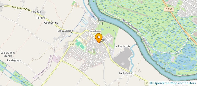 localisation de l'entreprise SCI A P M  SOUBISE