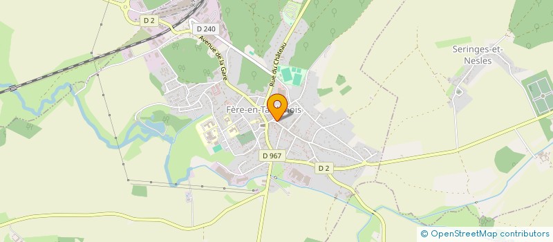 localisation de l'entreprise SCI A.P.PROJETS  FERE-EN-TARDENOIS