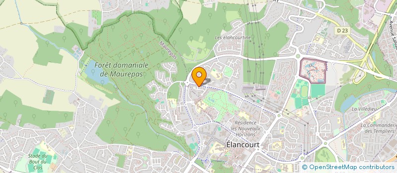 localisation de l'entreprise SCI  A.P.RO.GE.MON  ELANCOURT