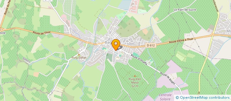 localisation de l'entreprise SCI A. PARCE à BAGES