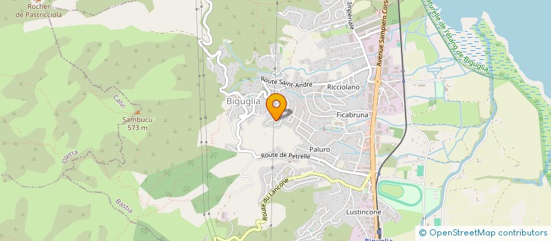 localisation de l'entreprise SCI A PINETA à BIGUGLIA