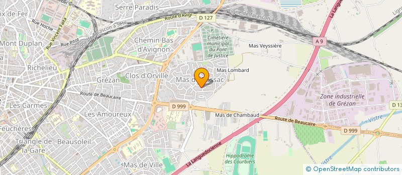 localisation de l'entreprise SCI A QUATRE  NIMES