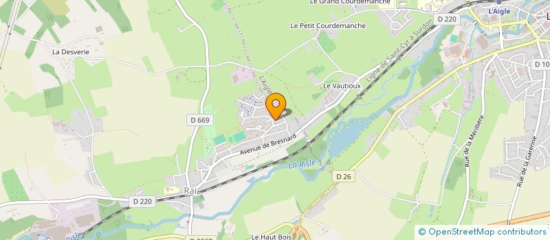 localisation de l'entreprise SCI A QUATRE ET ASSOCIES à RAI