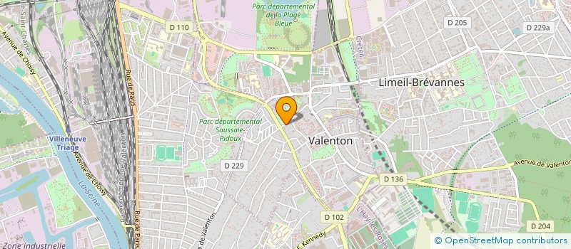 localisation de l'entreprise SCI A.R. à VALENTON