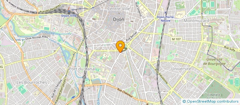 localisation de l'entreprise SCI A.R à DIJON