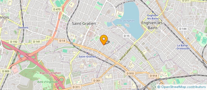 localisation de l'entreprise SCI A&R  SAINT-GRATIEN