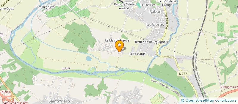 localisation de l'entreprise SCI A&R à BALZAC