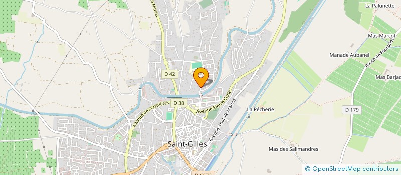 localisation de l'entreprise SCI A.R.A. à SAINT-GILLES