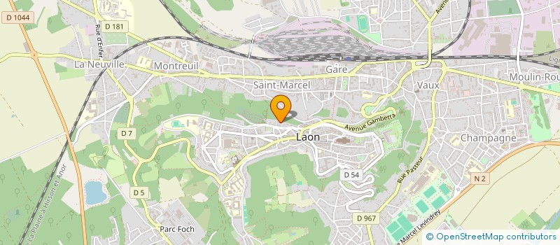 localisation de l'entreprise SCI A.R.A. à LAON