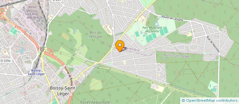 localisation de l'entreprise SCI A.R. ACTIVITES à BOISSY-SAINT-LEGER