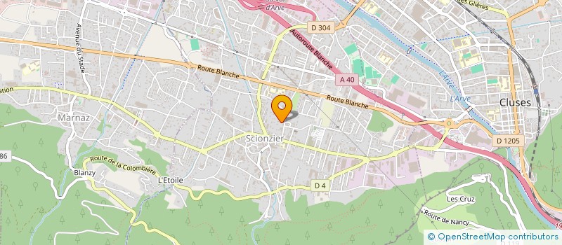 localisation de l'entreprise SCI A.R.B. à SCIONZIER