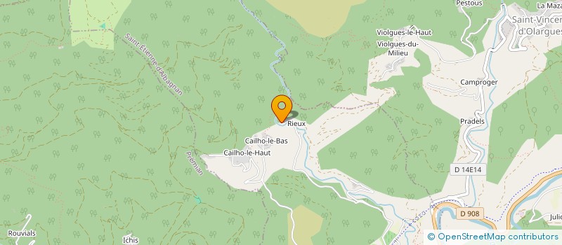 localisation de l'entreprise SCI A + R BRE  SAINT-ETIENNE-D'ALBAGNAN