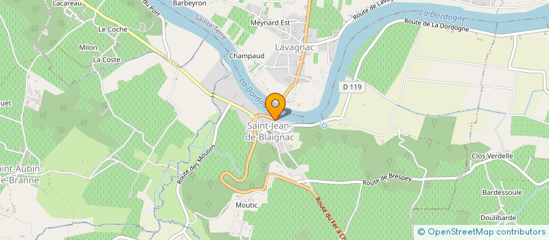 localisation de l'entreprise SCI A.R.F.-RYLA  SAINT-JEAN-DE-BLAIGNAC