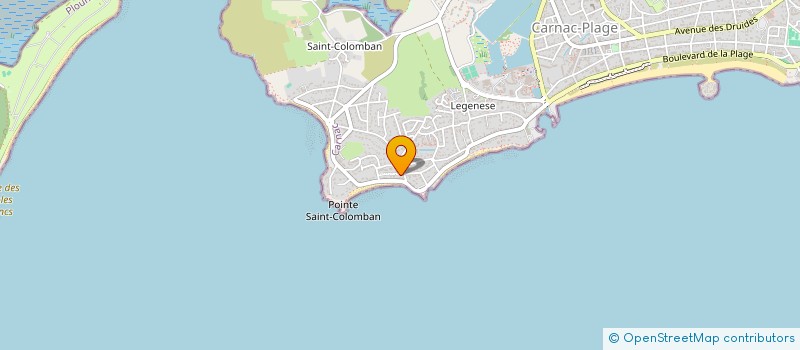 localisation de l'entreprise SCI A R G  CARNAC