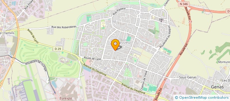 localisation de l'entreprise SCI A.R.M.I.  CHASSIEU