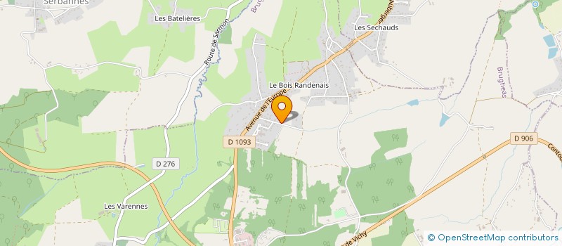 localisation de l'entreprise SCI A.R.P.  BRUGHEAS