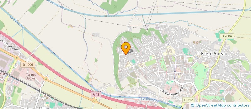 localisation de l'entreprise SCI A.R.T.  L'ISLE-D'ABEAU