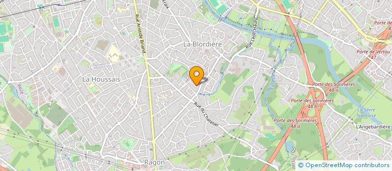 localisation de l'entreprise SCI A R VALLET  REZE