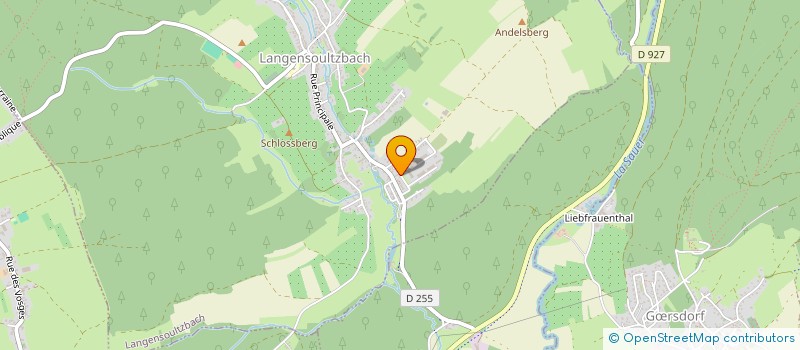 localisation de l'entreprise SCI A RUBAN  LANGENSOULTZBACH