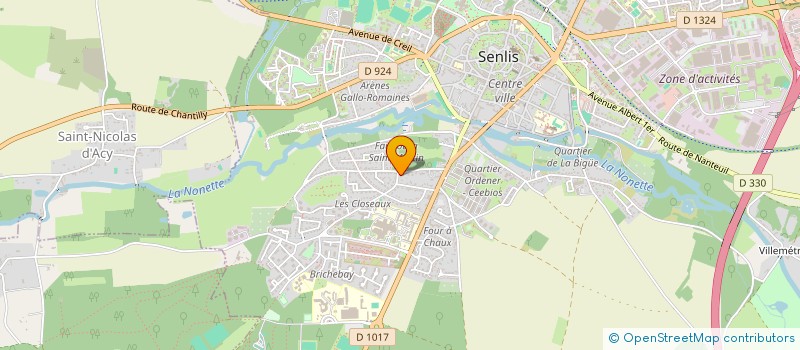 localisation de l'entreprise SCI A.S.  PONTPOINT