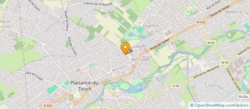 localisation de l'entreprise SCI A.S  PLAISANCE-DU-TOUCH