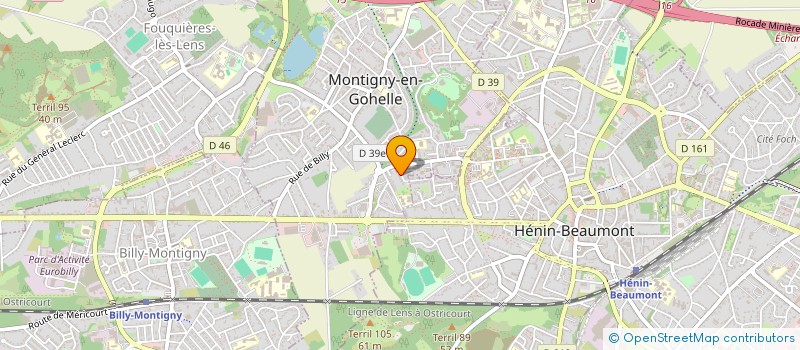 localisation de l'entreprise SCI A S A  MONTIGNY-EN-GOHELLE