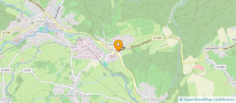 localisation de l'entreprise SCI A.S.A.J. à SAINT-MAURICE