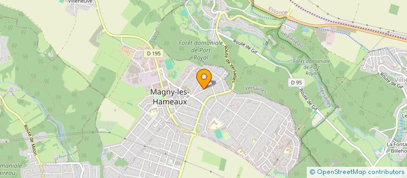 localisation de l'entreprise SCI A.S.C.O.  MAGNY-LES-HAMEAUX