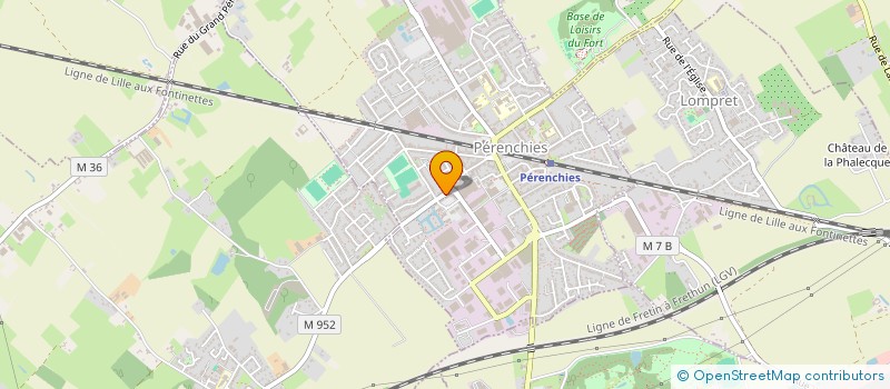 localisation de l'entreprise SCI A.S.E.G  PERENCHIES