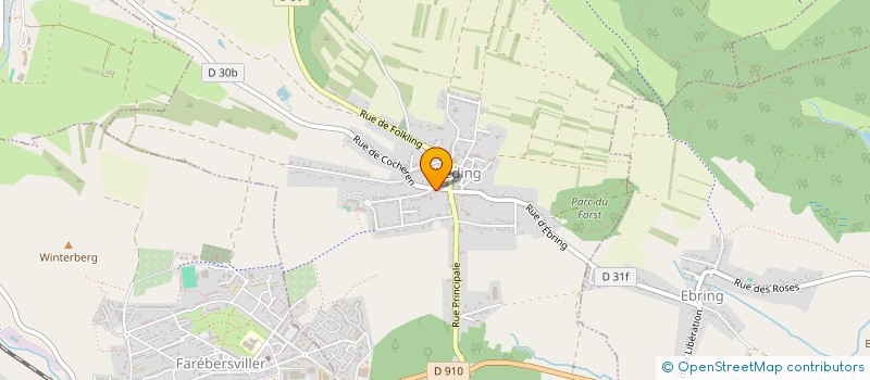 localisation de l'entreprise SCI A.S.F.  THEDING