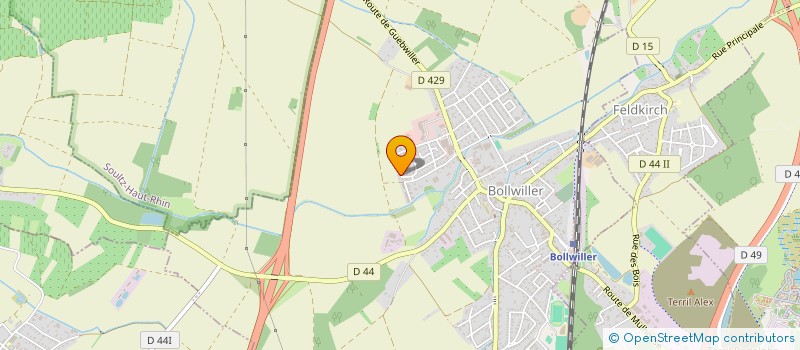localisation de l'entreprise SCI A'S GI  BOLLWILLER