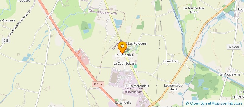 localisation de l'entreprise SCI A S IMMO  ARZON