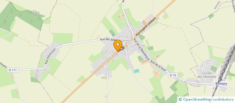 localisation de l'entreprise SCI A.S.J.R.L  MALINCOURT